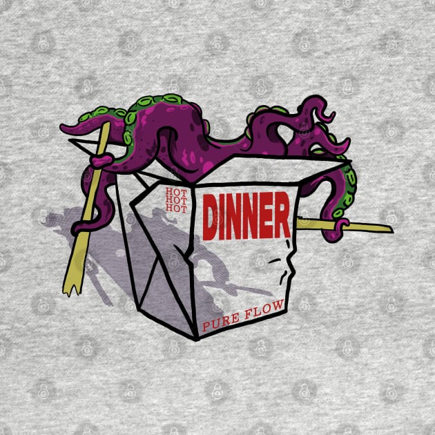 DINNERTIME FOOD OCTOPUS AESTHETIC CLOTHING EDGY by madeincaribe